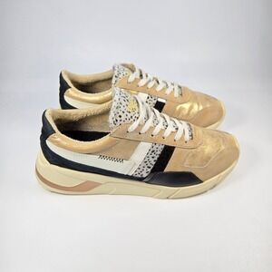 Gola Women's Beige Gold Black Cream Sneakers